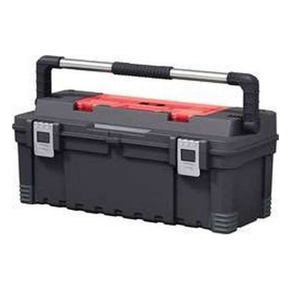 Keter Hawk Gereedschapskoffer - XL - 66x28,7x26,6cm - Zwart Keter Hawk Gereedschapskoffer - XL - 66x28,7x26,6cm - Zwart