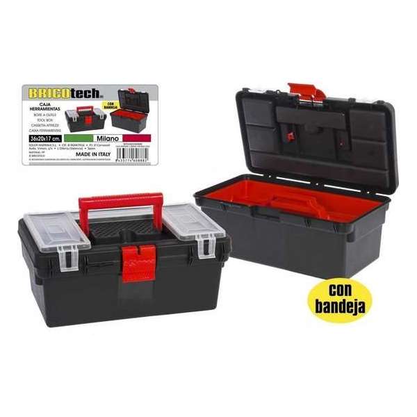 Brico Tech gereedschapskist 36x20x17 cm Brico Tech gereedschapskist 36x20x17 cm