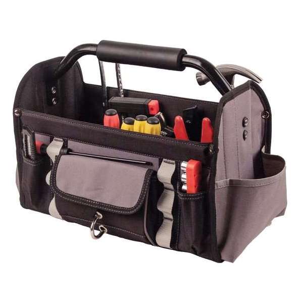 Portwest Open tool bag, Zwart/Grijs Portwest Open tool bag, Zwart/Grijs