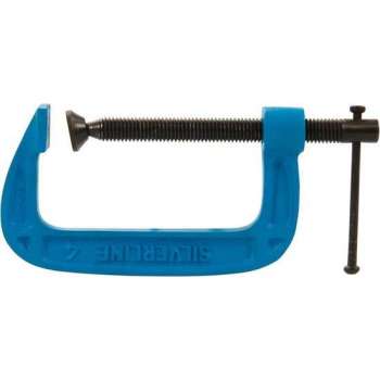 Silverline G-klem - Platenklem - Light-Duty - 100 mm.
