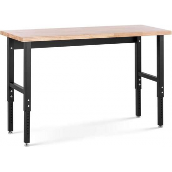 MSW Werkbank - 155 x 51 cm - in hoogte verstelbaar 72,5-106,7 cm - 680 kg