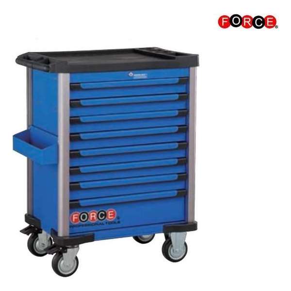 FORCE 258-delige gereedschapswagen blauw FORCE 258-delige gereedschapswagen blauw