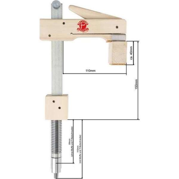 KLEMMSIA Adapter Basic 150/110 Journal diameter 20 mm KLEMMSIA Adapter Basic 150/110 Journal diameter 20 mm