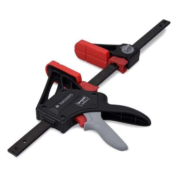 Hand lijm klem - Heavy Duty stalen eenhandige stangklem - Quick-Grip-klem met 180 kg spankracht - 12 inch / 30 cm Hand lijm klem - Heavy Duty stalen eenhandige stangklem - Quick-Grip-klem met 180 kg spankracht - 12 inch / 30 cm
