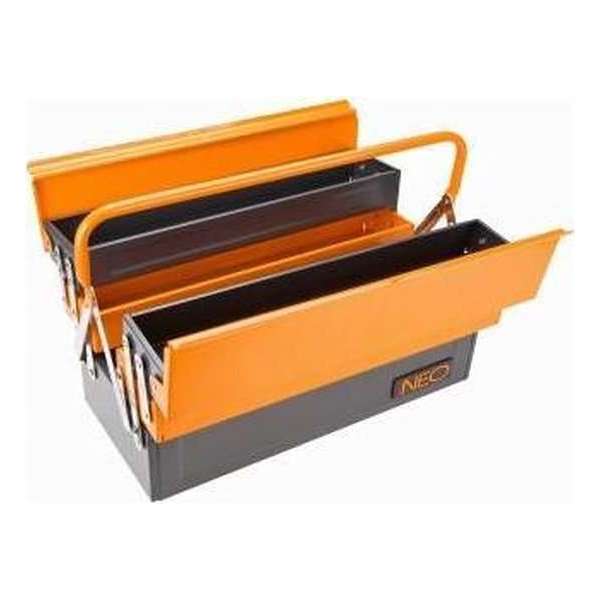 Neo Tools Gereedschapkoffer Staal, 555x235x340 Neo Tools Gereedschapkoffer Staal, 555x235x340