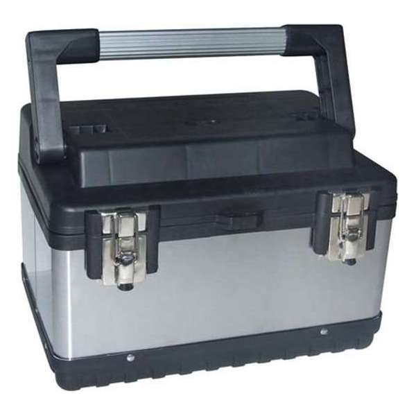 Gereedschapskoffer - Roestvrij Staal - 380 X 270 X 225Mm Gereedschapskoffer - Roestvrij Staal - 380 X 270 X 225Mm