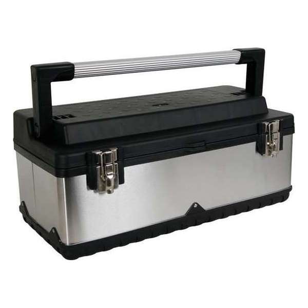 Gereedschapskist - roestvrij staal - 590 x 280 x 255 mm Gereedschapskist - roestvrij staal - 590 x 280 x 255 mm