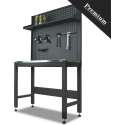 Datona® Werkbank PREMIUM 119 cm breed - Zwart