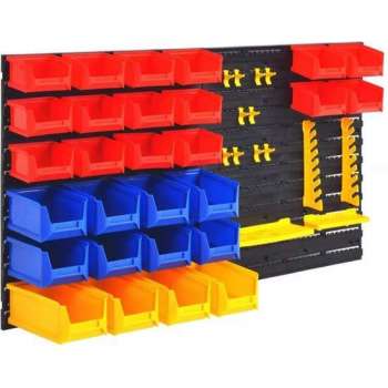 Wandordener voor garagegereedschap
