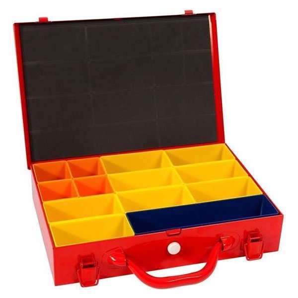 4Tecx Sysbox 335X230X70mm Rood 13-Vaks 4Tecx Sysbox 335X230X70mm Rood 13-Vaks