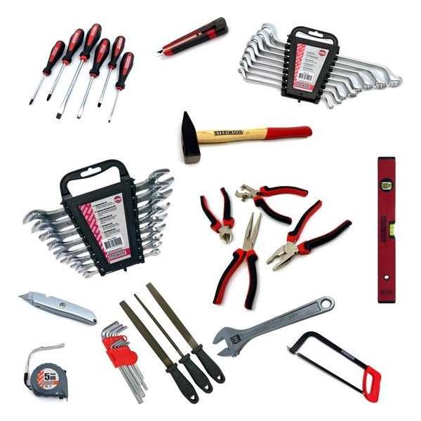 Steelwood Set XL - Uitgebreide gereedschapset - 45 delig Steelwood Set XL - Uitgebreide gereedschapset - 45 delig