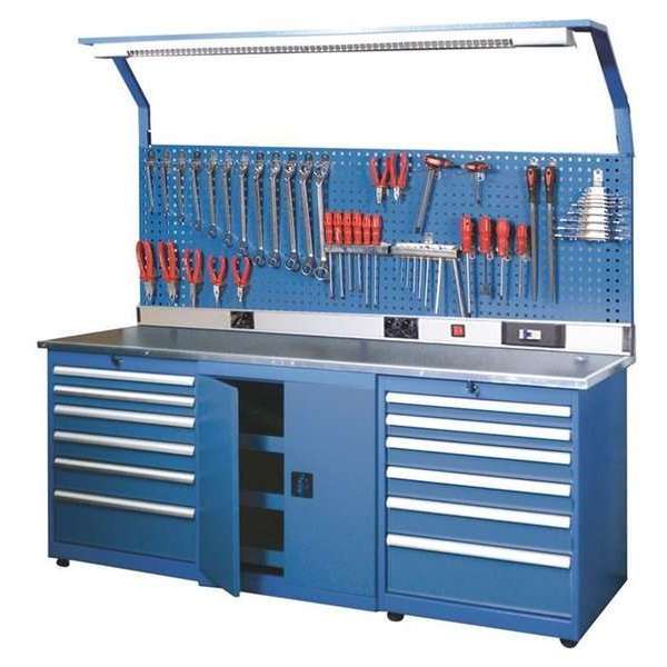 Huvema WerkbankBL 12D, 1C 2200x750x825 Huvema WerkbankBL 12D, 1C 2200x750x825