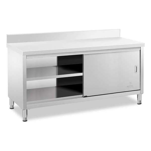 Royal Catering RVS werkkast - opstand - 180 x 60 cm - 600 kg laadvermogen Royal Catering RVS werkkast - opstand - 180 x 60 cm - 600 kg laadvermogen
