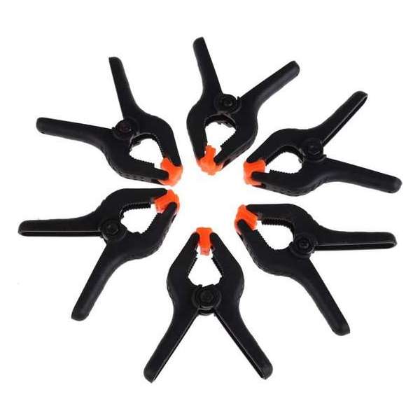 6x Stevige lijmklemmen set 6x Stevige lijmklemmen set