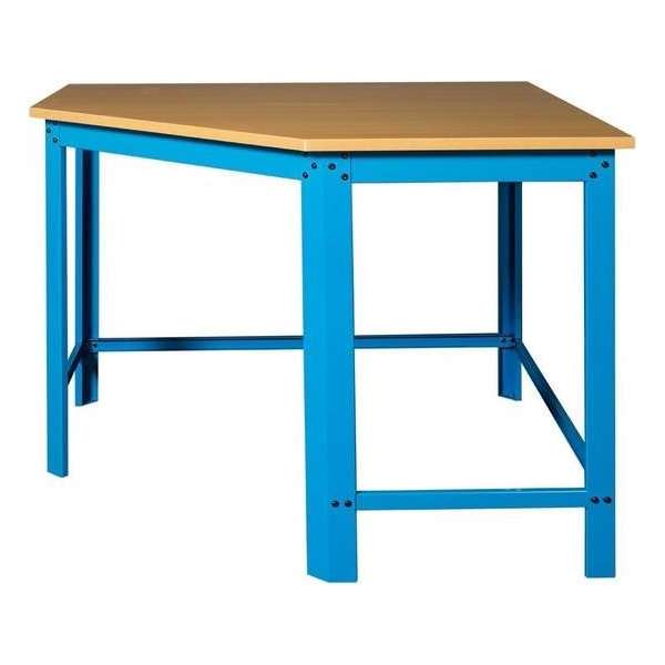 Datona® Hoekwerkbank - MDF blad - Blauw Datona® Hoekwerkbank - MDF blad - Blauw