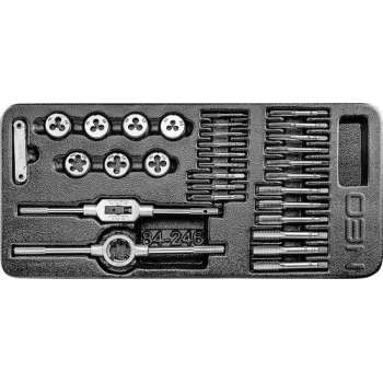 Neo Tools Tap En Matrijzen Set 31 Delig Inleglade HSS Van Hoge Kwaliteit Tot M12