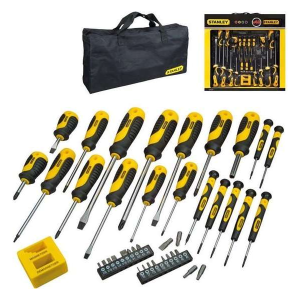 STANLEY STHT0-62113 Schroevendraaierset - 42-delig - met opbergtas STANLEY STHT0-62113 Schroevendraaierset - 42-delig - met opbergtas