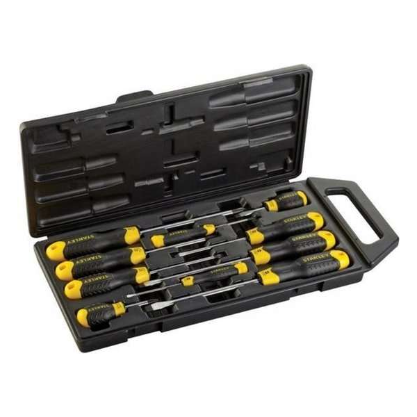 STANLEY 2-65-005 Schroevendraaierset - 10-delig - inclusief koffer STANLEY 2-65-005 Schroevendraaierset - 10-delig - inclusief koffer