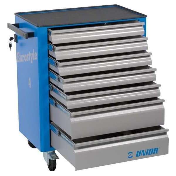 UNIOR - LEGE WERKWAGEN TYPE EUROSTYLE - 7 DRAWERS - 770 X 440 X 895 MM - 52 KG UNIOR - LEGE WERKWAGEN TYPE EUROSTYLE - 7 DRAWERS - 770 X 440 X 895 MM - 52 KG