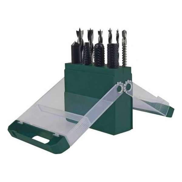 Brüder Mannesmann M54320 Hout-freesboorset 10-delig 1 stuk(s) Brüder Mannesmann M54320 Hout-freesboorset 10-delig 1 stuk(s)