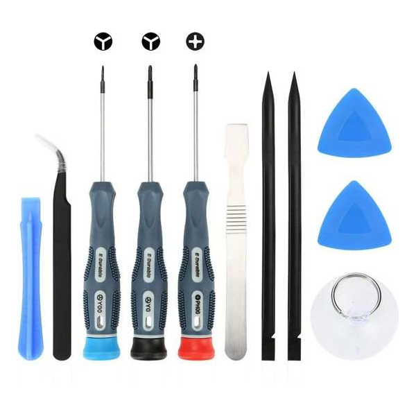 DELTACO VK-59, Reparatieset voor Nintendo Switch, 11 delen, transparant tas DELTACO VK-59, Reparatieset voor Nintendo Switch, 11 delen, transparant tas