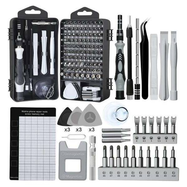 Brute Strength - 138 delige Precisie Schroevendraaierset Magnetisch - Gereedschapset- Schroevendraaiers - Bitset met Torx Brute Strength - 138 delige Precisie Schroevendraaierset Magnetisch - Gereedschapset- Schroevendraaiers - Bitset met Torx