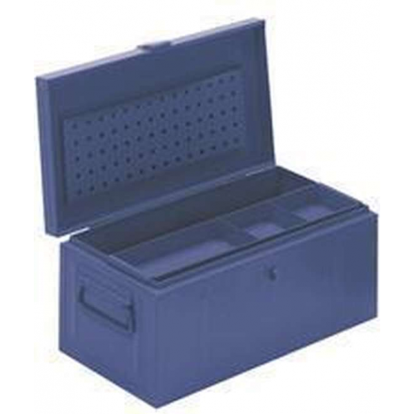 Metaalkist Bott U-910 met inzet RAL 5010 Metaalkist Bott U-910 met inzet RAL 5010