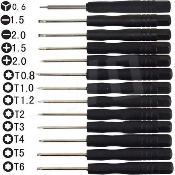 OWO - mini torx schroevendraaier set 13 stuks maat