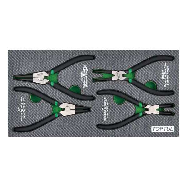Inleg foam carbon circlipstangen Inleg foam carbon circlipstangen