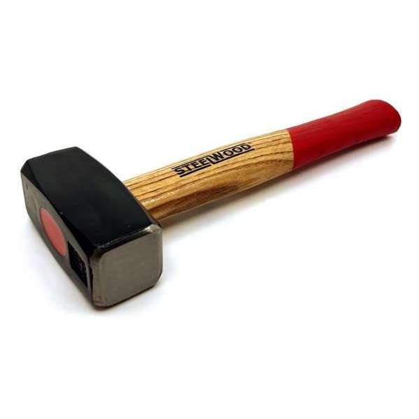 Steelwood Vuisthamer - Moker - 1000 gr - Gelakte houten steel Steelwood Vuisthamer - Moker - 1000 gr - Gelakte houten steel