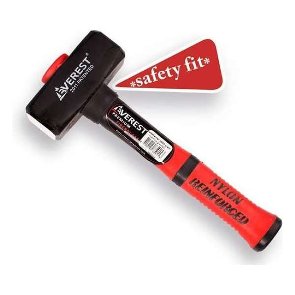 Vuist / moker 2000 gram met glasfiber steel Vuist / moker 2000 gram met glasfiber steel