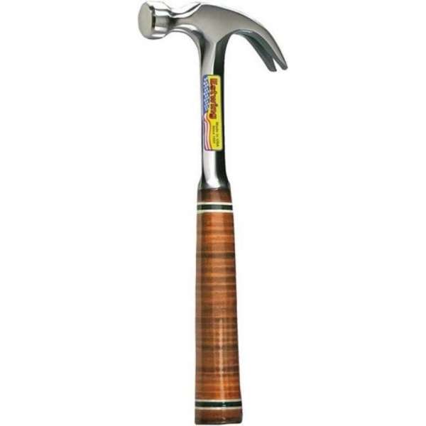 Estwing 02-4000E20C Gebogen klauwhamer - leren handgreep - 805gr Estwing 02-4000E20C Gebogen klauwhamer - leren handgreep - 805gr