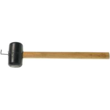 Rubberen hamer met haringtrekker - 37 cm - campinghamer