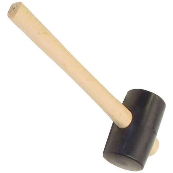 Talen Tools - Rubberhamer - Nr 4 - Zacht - 1200 gr Talen Tools - Rubberhamer - Nr 4 - Zacht - 1200 gr