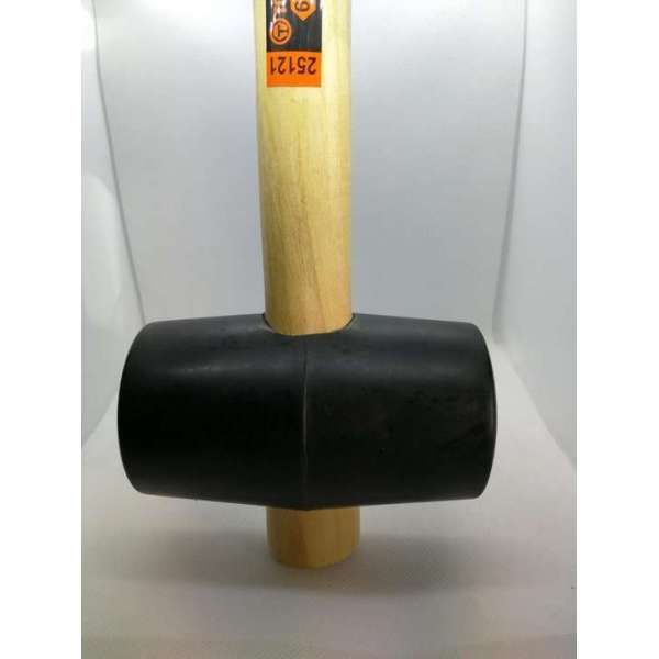 Rubberen Hamer 680 gr - Houten steel Rubberen Hamer 680 gr - Houten steel
