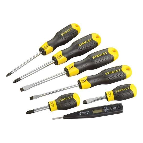 STANLEY 6-Delige Cushiongrip Schroevendraaierset STANLEY 6-Delige Cushiongrip Schroevendraaierset