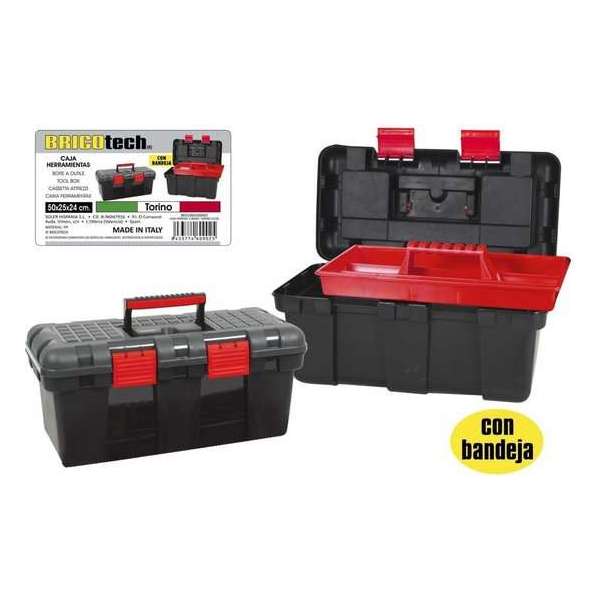 BRICOTECH Gereedschapkoffer - 50 x 25 x 24 cm BRICOTECH Gereedschapkoffer - 50 x 25 x 24 cm