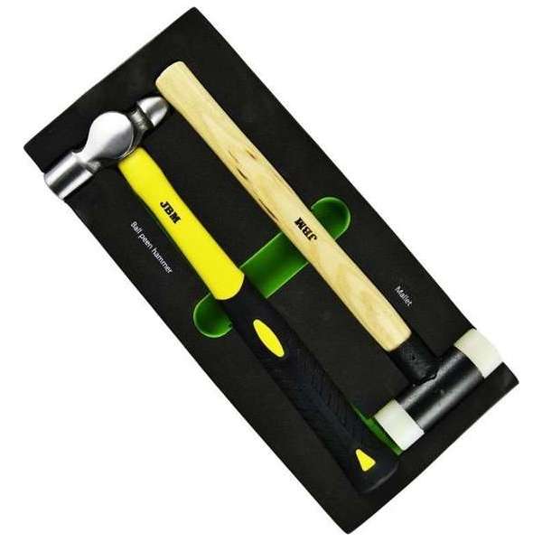 JBM Tools | 2 hamer module - nylon hamer en kogelhamer JBM Tools | 2 hamer module - nylon hamer en kogelhamer