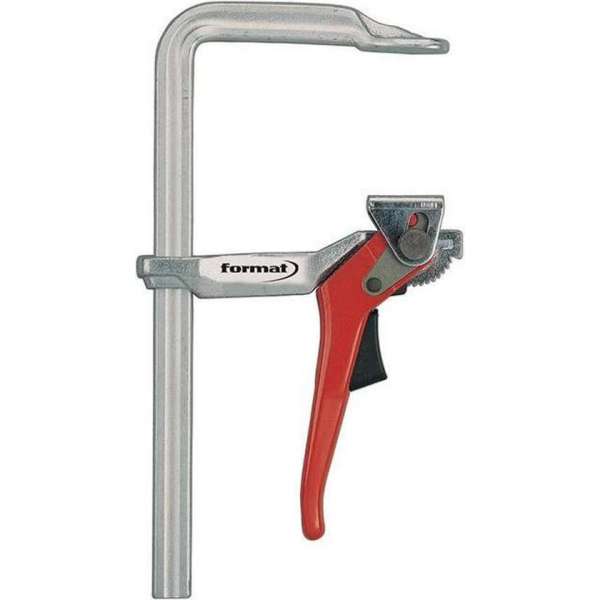 Massief stalen snelspanklem Staal 200x100mm FORMAT Massief stalen snelspanklem Staal 200x100mm FORMAT