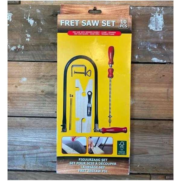 Figuurzaag set | 5-delig | startpakket incl. alle benodigdheden Figuurzaag set | 5-delig | startpakket incl. alle benodigdheden