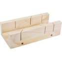 Silverline Houten Verstekbak - 250 x 85 mm. - 90 en 45 Graden Zaaghoeken