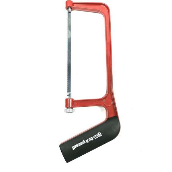 IJzerzaag 150 mm - Inclusief 6 kant spanschroef standen - Aluminium - Comfortabel handvat IJzerzaag 150 mm - Inclusief 6 kant spanschroef standen - Aluminium - Comfortabel handvat