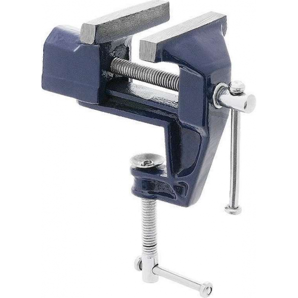 Bankschroef Staal 60mm - Donkerblauw Bankschroef Staal 60mm - Donkerblauw