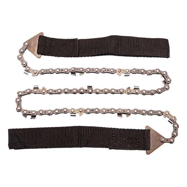 Herbertz Handkettingzaag 101 Cm Staal Zilver/zwart 2-delig Herbertz Handkettingzaag 101 Cm Staal Zilver/zwart 2-delig