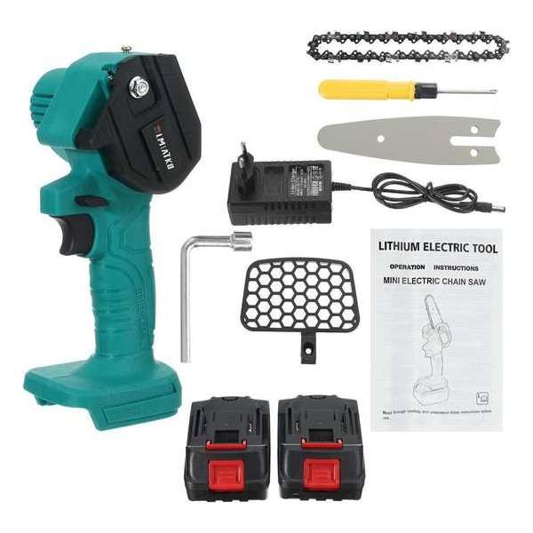 Polaza®️ - Zaag - Elektrische/electrische Zaag - Handzaag - Zaagmachine - 2 accu's Polaza®️ - Zaag - Elektrische/electrische Zaag - Handzaag - Zaagmachine - 2 accu's