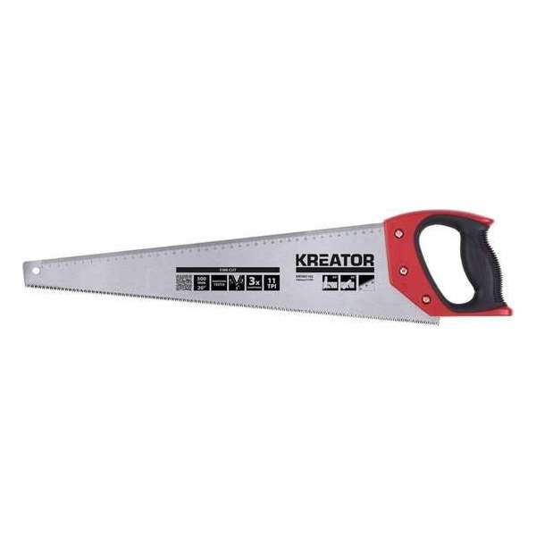 Kreator KRT801102 Handzaag - 500mm - TPI 12 Kreator KRT801102 Handzaag - 500mm - TPI 12