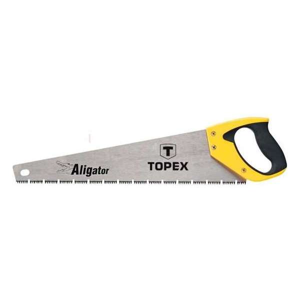 TOPEX handzaag 450mm aligator 7 tpi fast cut TOPEX handzaag 450mm aligator 7 tpi fast cut