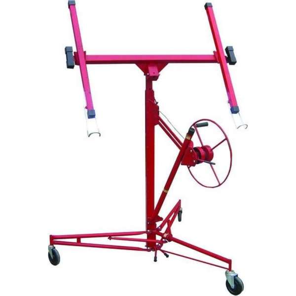 Gipsplaat gyproc Platenlift verrijdbaar 3,5m max. werkhoogte Gipsplaat gyproc Platenlift verrijdbaar 3,5m max. werkhoogte