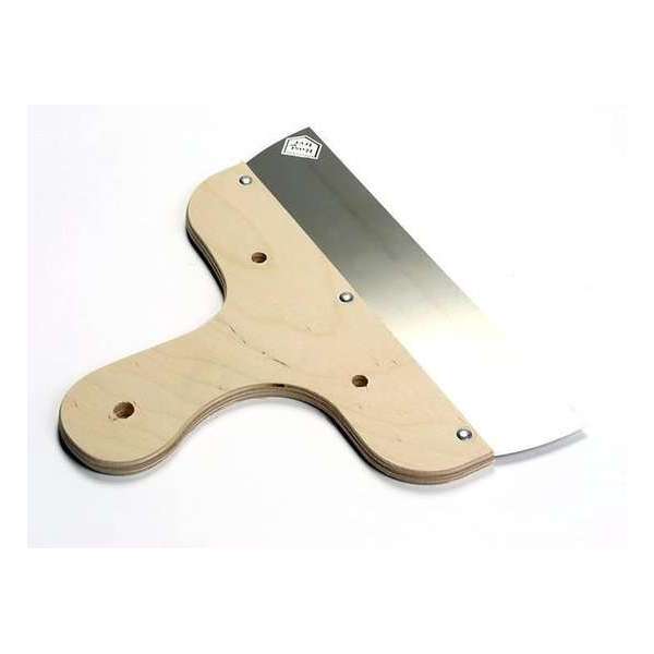 Spackmes - lengte 20 cm - met houten handgreep Spackmes - lengte 20 cm - met houten handgreep