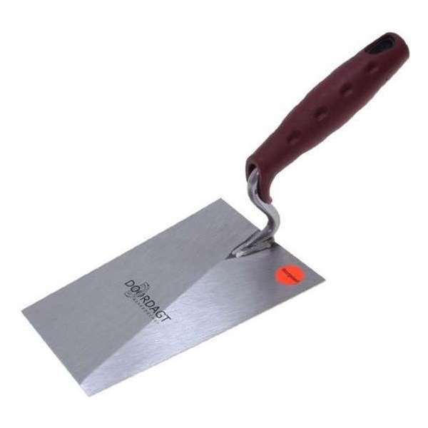 Doordagt Stukadoors troffel RVS - 140 mm - met softgrip Doordagt Stukadoors troffel RVS - 140 mm - met softgrip